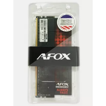 Työpöytä UDIMM AFOX AFLD44FK1P 4 GB DDR4 2666 MHz 288-pin 1.2V CAS15