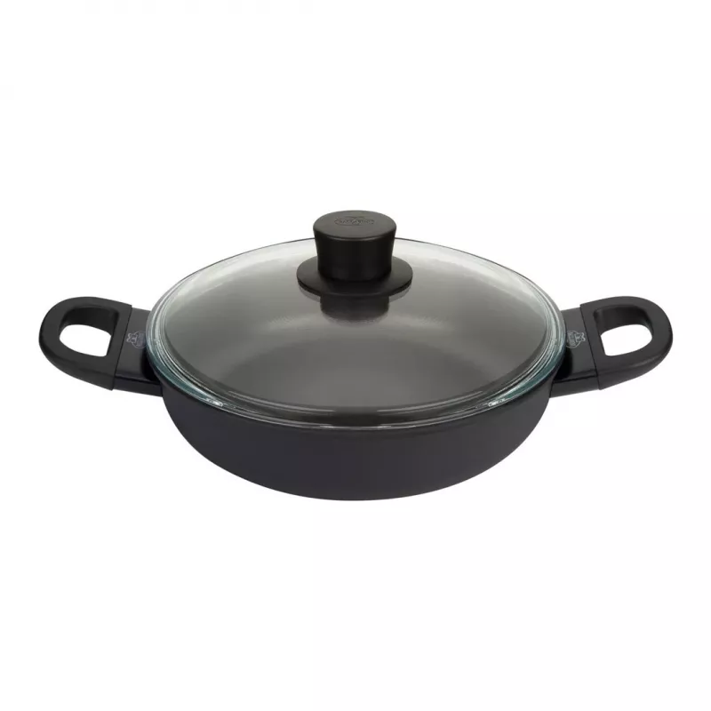 Tarjoilupannu BALLARINI 75002-923-0 pyöreä musta 28 cm