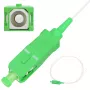 Pigtail SC/APC yksimuotokaapeli Extralink G.657.A1 900 µm FTTH 1,5 m, Easy Strip, valkoinen