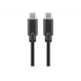 KAB Goobay USB-C™ 3.1 Generation 1 kaapeli, musta, 2m USB-C™-pistoke > USB-C™-pistoke