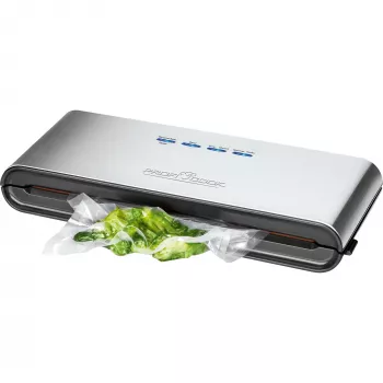 ProfiCook PC-VK 1080 - tyhjiöpakkauslaite (muovipusseille) - 120 W - ruostumaton teräs/musta (501080)