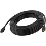 VISION - Highspeed - HDMI-kaapeli - HDMI uros HDMI urokseen - 10,0 m - kaksoiseristys - musta - kaistanleveys 48 Gbit/s, tuki 8K 60 Hz (