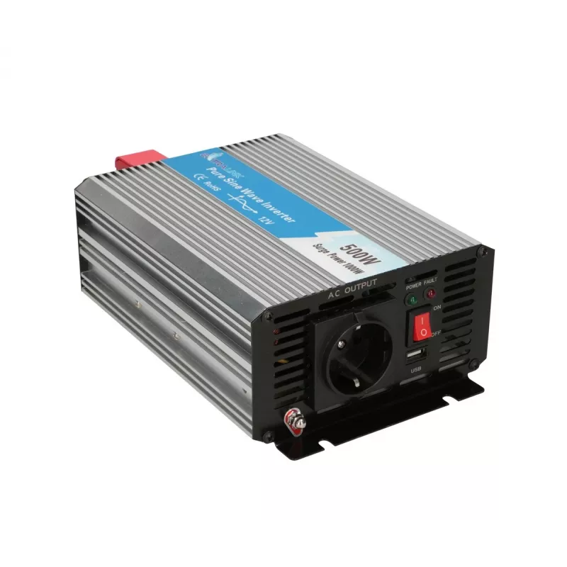 Jännitemuunnin Extralink OPIP-500W 12V 500W puhdas sini
