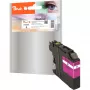 Peach PI500-89 yhteensopiva mustepatruuna Brother LC-125XL:lle, XL, 15 ml, magenta