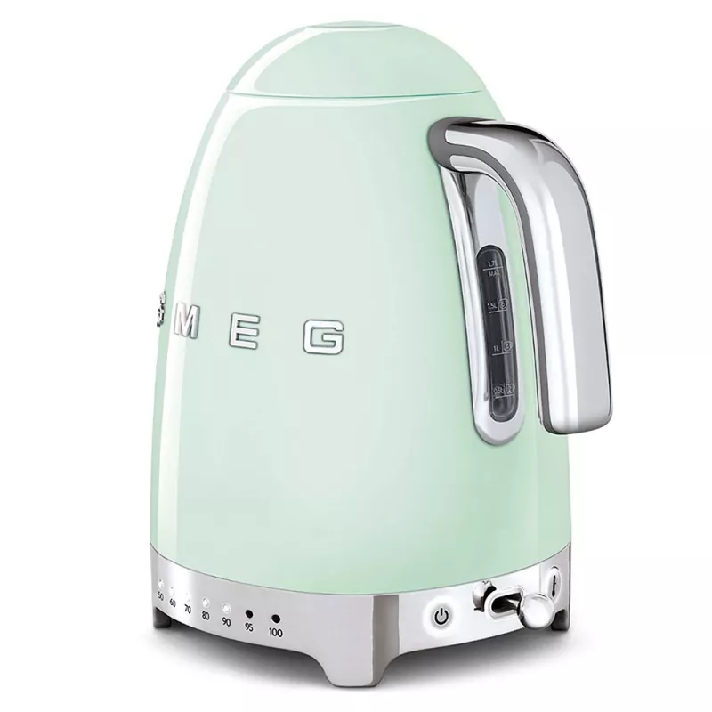 Smeg 50's Style vedenkeitin KLF04PGEU pastellivihreä