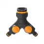 Fiskars 1027061 puutarhaletkun liitin hanaliitin musta, oranssi 1 kpl