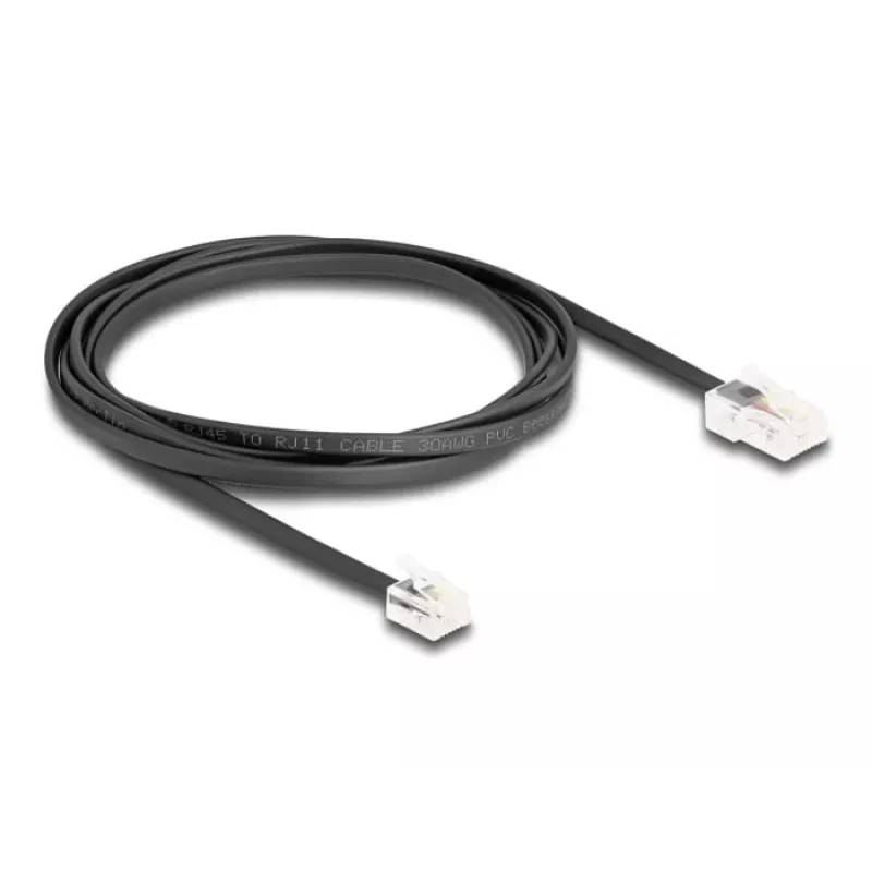 Puhelinkaapeli DeLOCK 88036 RJ45 - RJ11 2 m musta