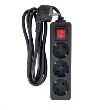 Microconnect MC-GRU00315BS virtapistorasia 1,5 m 3 AC-pistorasiaa sisäkäyttöön musta