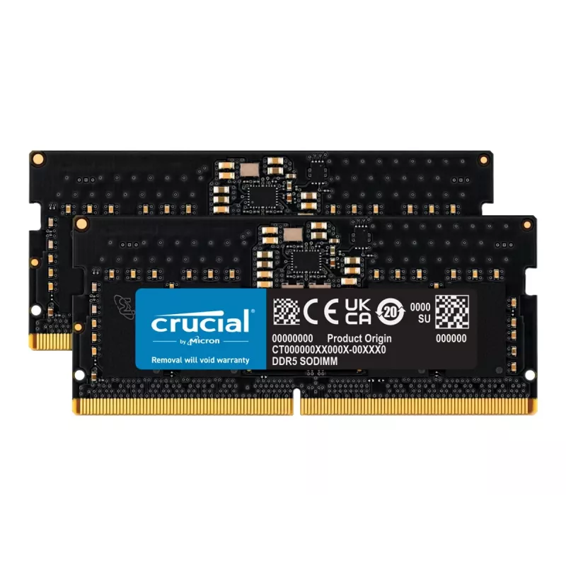 Crucial DDR5 - sarja - 16 GB: 2 x 8 GB - SO DIMM 262-PIN