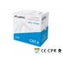 LANBERG verkkokaapeli Cat6 U/UTP LCU6-11CU-0305-S, 305 m, 23 AWG, harmaa, HDPE-vaippa