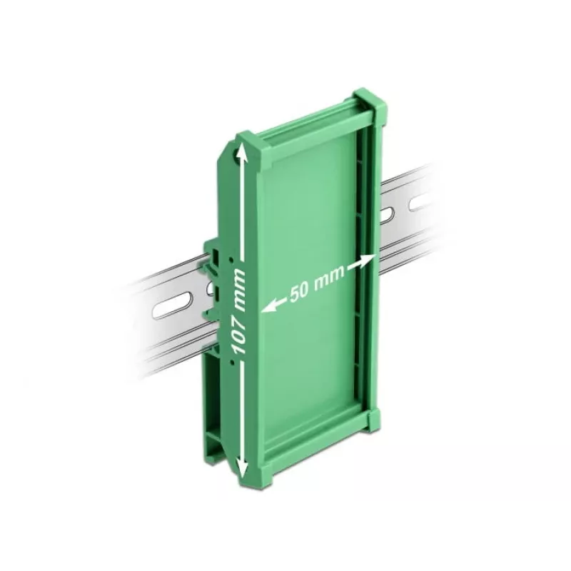 Piirilevyteline DeLOCK 66572 107 mm DIN-kiskoon