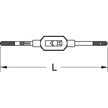 KS Tools säädettävä kierretapin pidike M5-M20 (331.0015)