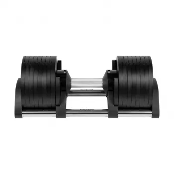 Säädettävä valurautakäsipaino Rebel Active 36 kg, automaattiset 2 kg:n askelmat