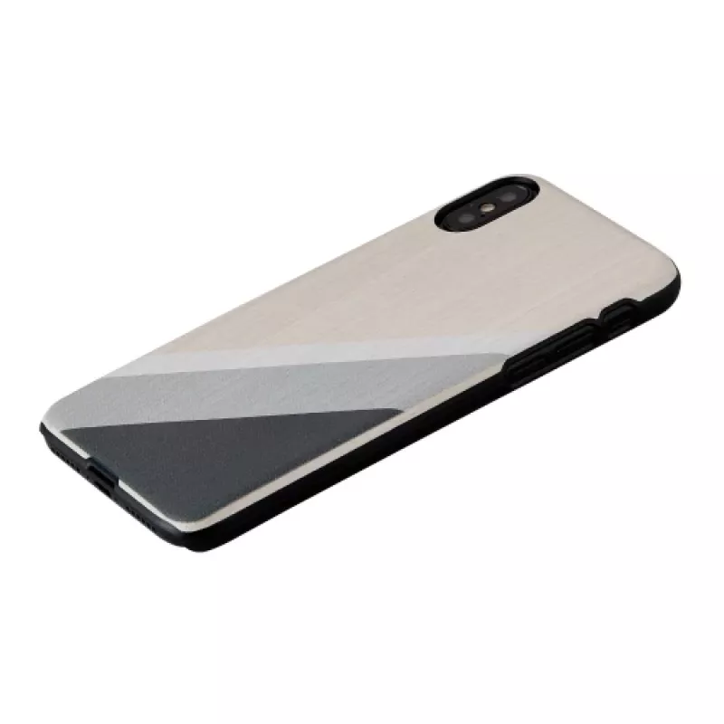 Älypuhelinkotelo man and wood iPhone X/XS — harmaa puku, musta