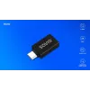 Savio AK-80 videokaapeli-adapteri 0m USB Type-A USB Type-C musta