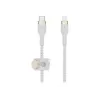 Belkin BOOST CHARGE - Lightning-kaapeli - 24-pin USB-C uros - Lightning uros - 1 m - valkoinen - Apple iPad/iPhone/iPod (Lightning)