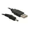 USB-kaapeli virtakaapeli DeLOCK 82377 1,5 m USB A