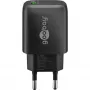 USB-A QC-pikalaturi (18 W) (musta)