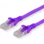 Secomp Roline - Patch-kaapeli - RJ-45 (M) - RJ-45 (M) - 1 m - SFTP - CAT 6a - violetti (21.15.2931)
