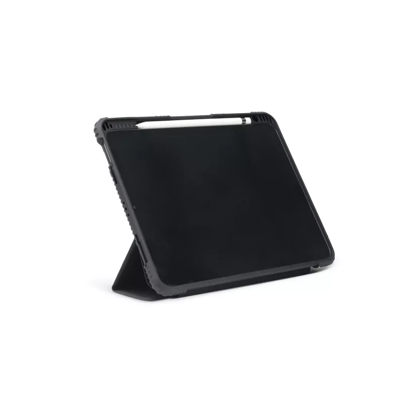 DICOTA Folio Case - läppäkansi tabletille - polykarbonaatti, termoplastinen polyuretaani (TPU), kierrätetty polyeteeni - musta - 10.9 - Apple 10.