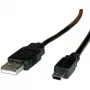 ROLINE USB 2.0 -kaapeli, Type-A - 5-pin Mini 1,8 m (11.02.8719)