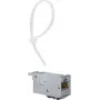 Hager RJ45-asennusmoduuli E-Dat CAT 6a VU603NWH (VZ314RJ)