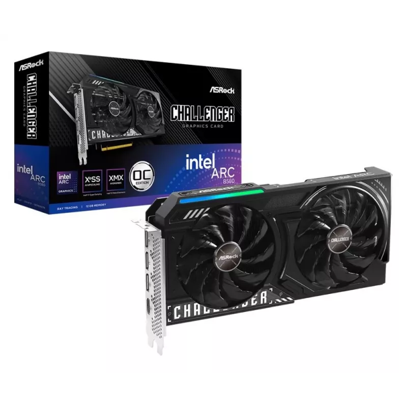 ASRock Challenger Intel Arc B580 12GB OC Näytönohjain