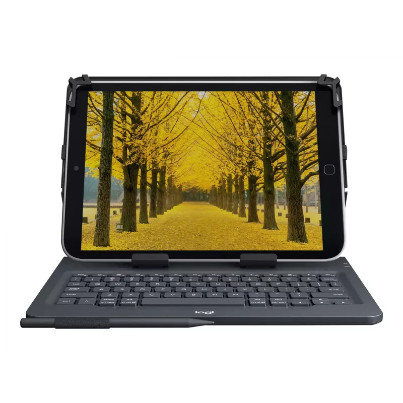 Logitech Universal Folio integroidulla näppäimistöllä 9-10 tuuman tableteille QWERTY italialainen