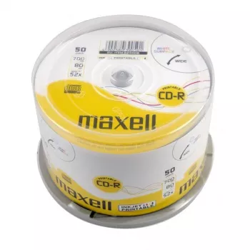 CD-R-levy MAXELL 700 MB 52x 80 min 120 mm — 50 kpl:n pakkaus