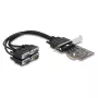 DeLOCK 66324 sisäinen RS-232 VGA -sovitin PCIe liitin musta