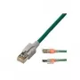 EasyLan CS1OTCDCD0020 - Cat.6 LED patch-kaapeli DualBoot S/FTP turkoosi - kaapeli - verkko