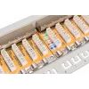 DIGITUS DN-91624S 24-porttinen Cat6 suojattu katkaisupaneeli, 1U 19 tuumaa, harmaa