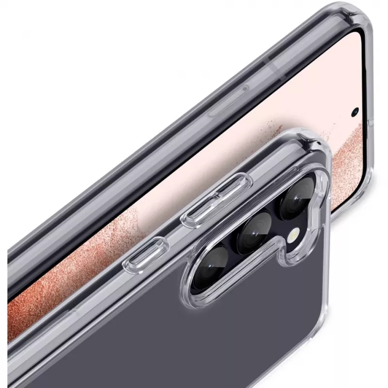 StyleShell SHOCKFlex (läpinäkyvä, Samsung Galaxy S23+)