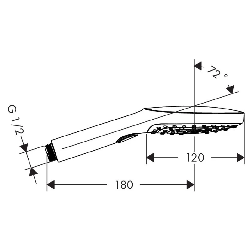 Hansgrohe Raindance Select E -käsisuihku 120 3jet 26520000