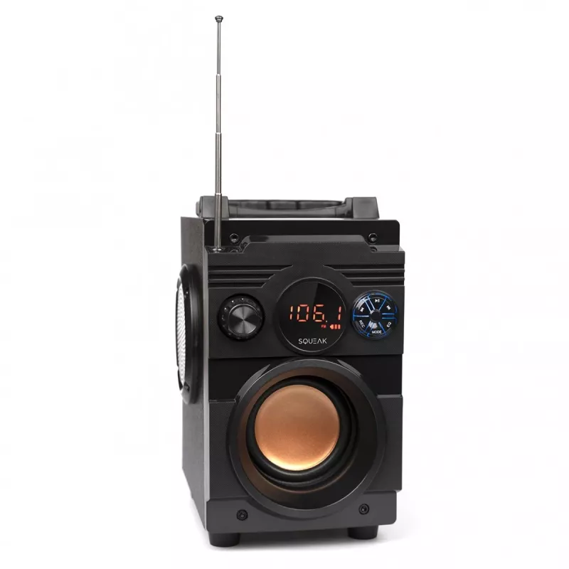 Squeak Bassblaster Bluetooth 5.1 -kaiutin, FM-radio, MP3-soitin SQ1001