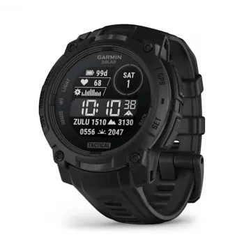 Älykello GARMIN Instinct 3 45 mm Solar Tactical Edition musta — 45 mm, aurinkolataus, GPS, sykemittari