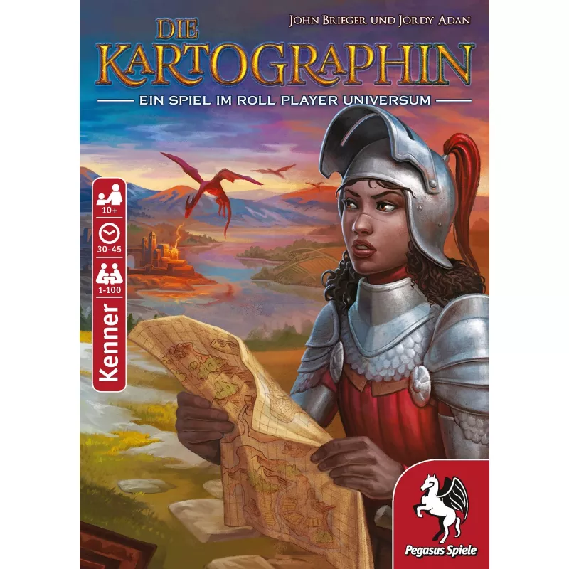 Pegasus Spiele Die Kartographin lautapeli