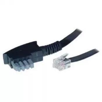 S/CONN 3 m TAE-N - RJ12 musta läpinäkyvä ShiverPeaks