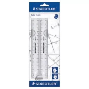 Viivain Staedtler 562 152 PB 150 mm muovi läpinäkyvä 2 kpl