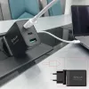 Seinänalaturi Tellur TLL151451 65W, 3-porttinen (2x USB-C, 1x USB-A)