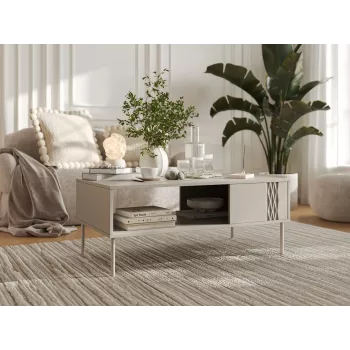 TRESSE penkki / pöytä 110x60x40 kaschmir matta