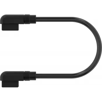 Corsair iCUE LINK -kaapeli 2x 135mm ohuilla 90A°-liittimillä musta