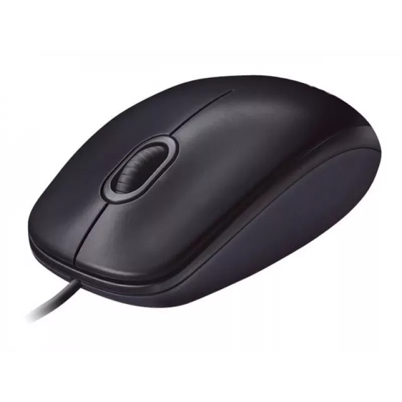 Logitech M90 johdollinen optinen toimistohiiri — 1000 DPI, molempikätinen, USB Type-A, musta