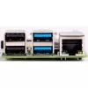 Raspberry Pi 4 Model B yhden piirilevyn tietokone, Broadcom BCM2711 1,5 GHz, 2 GB LPDDR4, vihreä