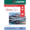Lomond valokuvamustesuihkupaperi kiiltävä 200 g/m² A4, 50 arkkia