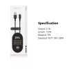 USB-A–Lightning-kaapeli Orsen S9L 1 m 2,1A — musta