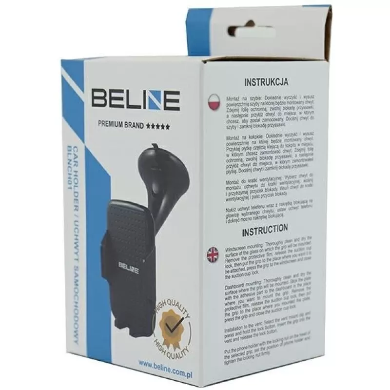 Auton puhelinteline 65-95 mm kojelautaan