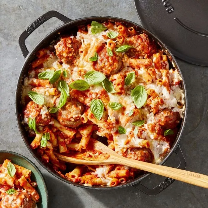 Staub Chistera 40511-472-0 uunipata 28 cm, pyöreä, valurautainen, 3,7 l, musta