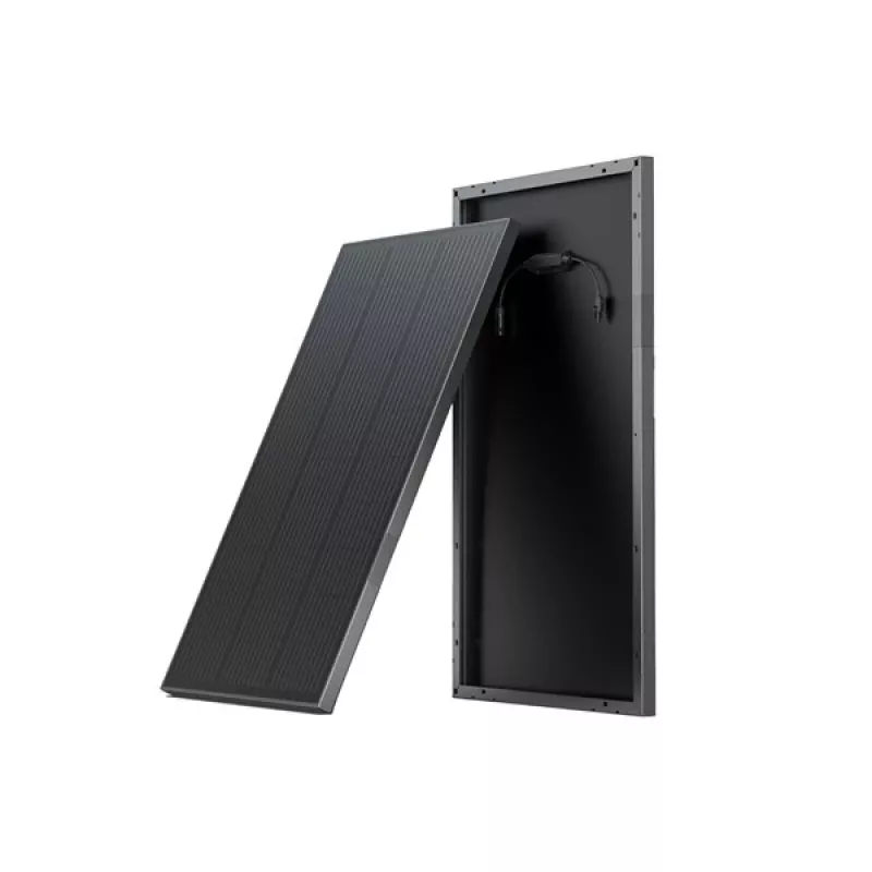 EcoFlow ZMS331 aurinkopaneeli 100W monokiteinen pii musta IP68