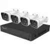Foscam FNA108E-B4-2T videovalvontajärjestelmä valkoinen 4x 4K PoE luotikamera, 1x 8-kanavainen NVR